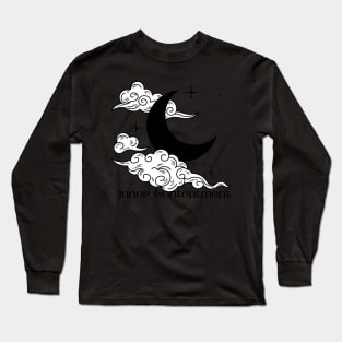 Inner Contentment-Moon Long Sleeve T-Shirt